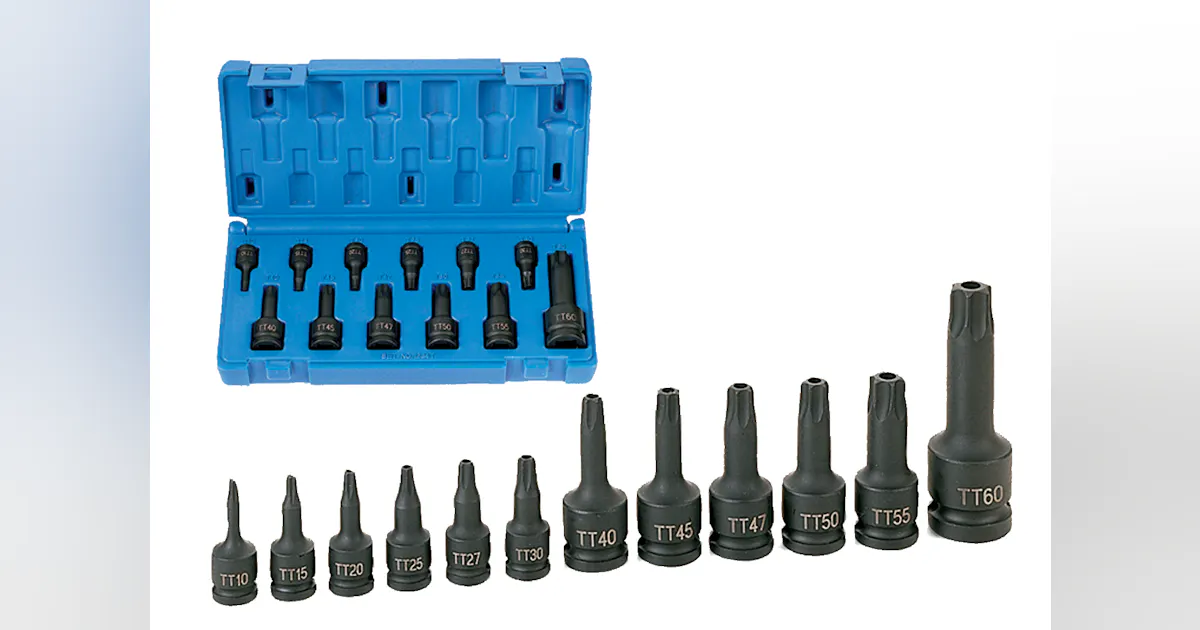 Torx Set Auto 12-Piece Tamper-Proof Torx Driver Set | Fleet Maintenance