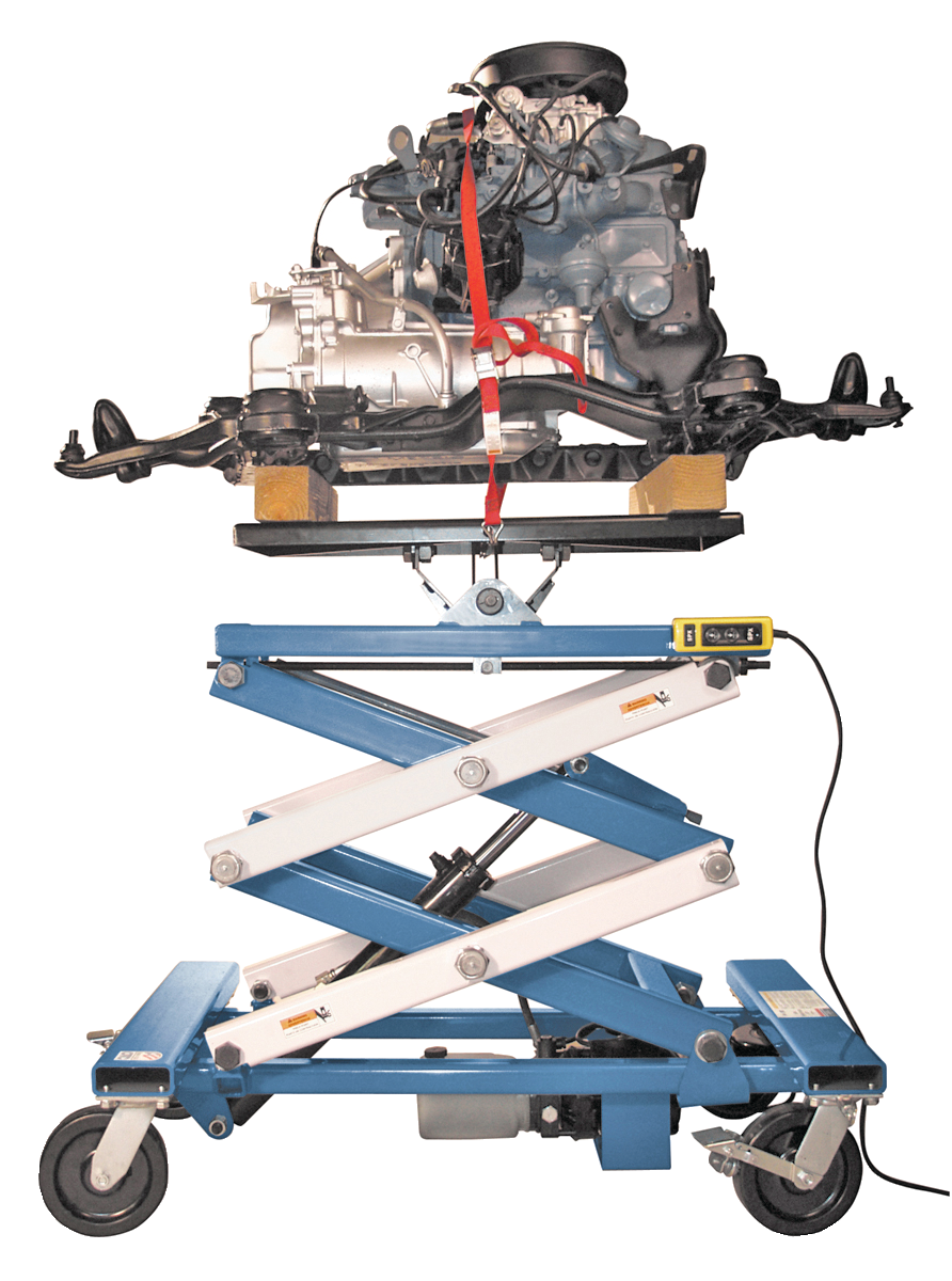 1595 scissorsstyle powertrain lift From OTC, Bosch Automotive Service Solutions Fleet