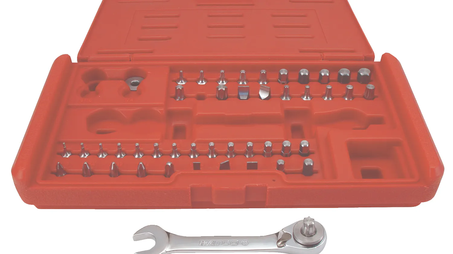 45-piece Stubby Wrench Bit Set | Fleet Maintenance