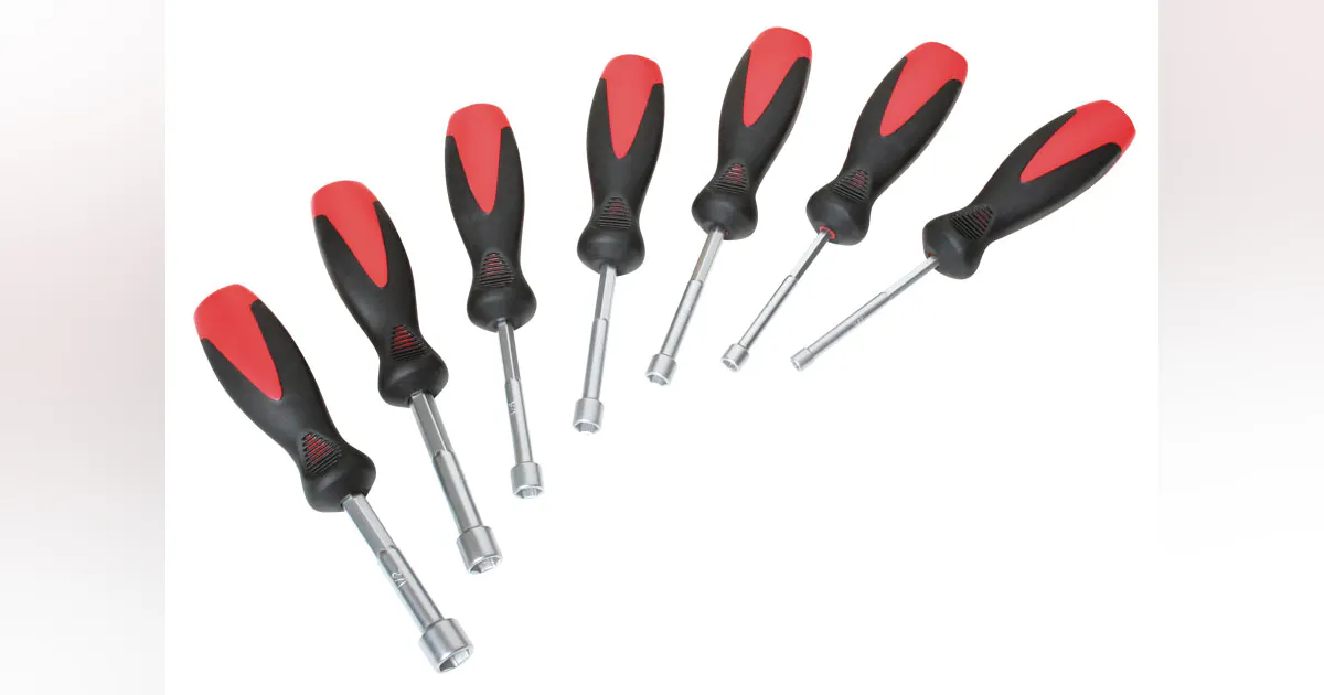 9832 Seven piece Metric Nut Driver Set Fleet Maintenance 9832 Seven Piece Metric Nut Driver Set Fleet Maintenance