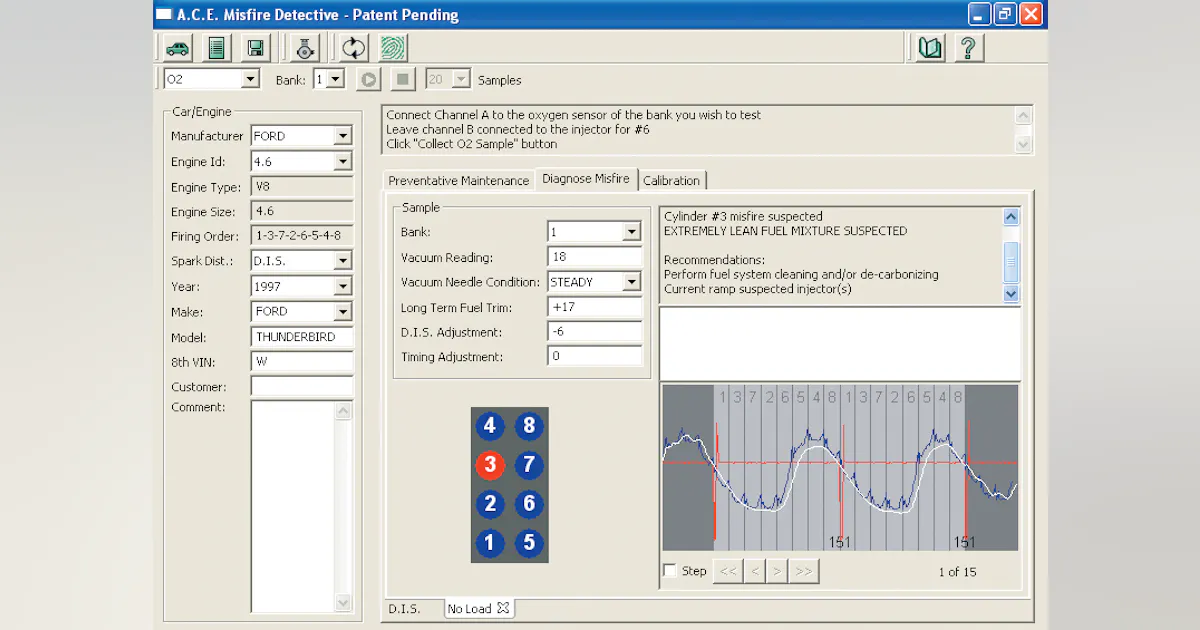 Detective Software ACE Misfire Detective software | Fleet Maintenance