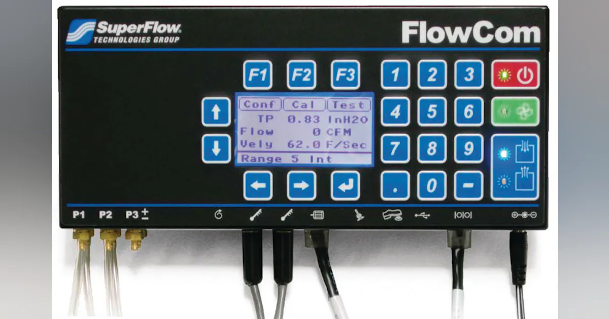 Flowcom Control Panel FlowCom airflow measurement computer | Fleet Maintenance