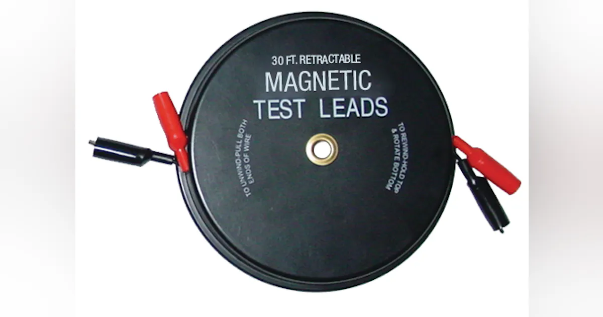 Lang Retractable Test Leads with Magnetic Back - Parts Giant Lang Retractable Test Leads with Magnetic Back - Parts Giant