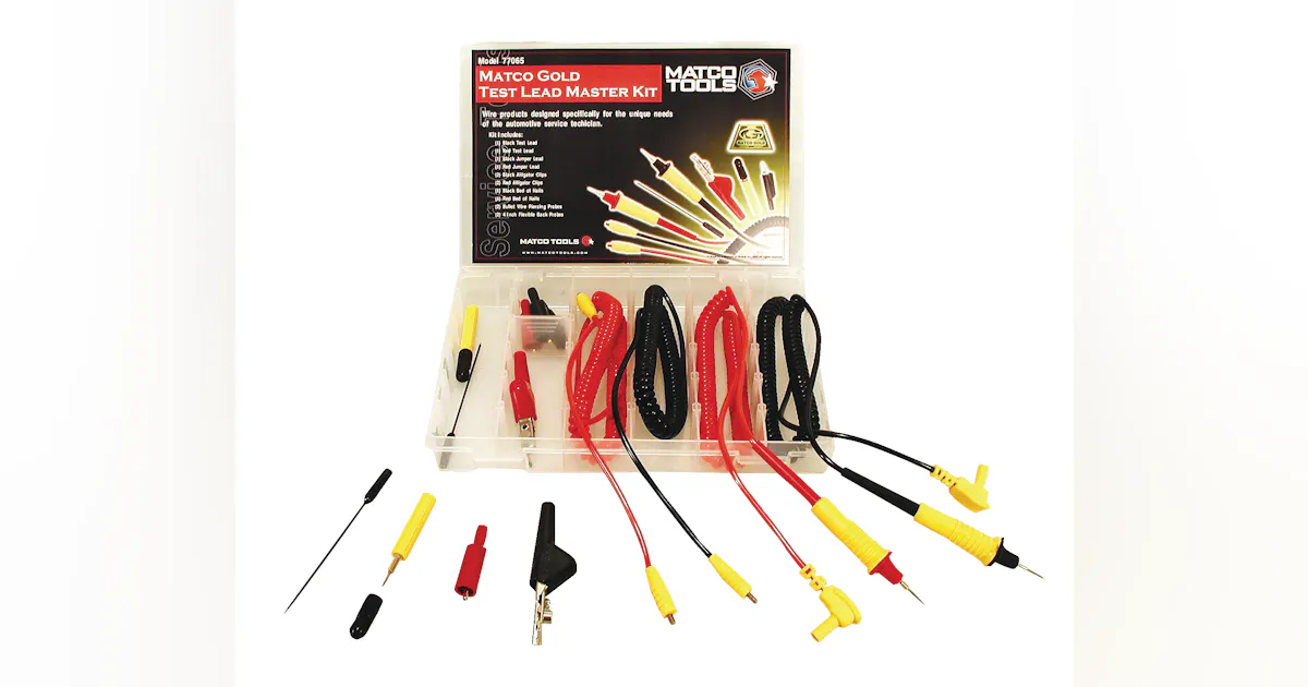 Matco Relay Test Kit MD77065 Matco Gold Test Lead Master Kit | Fleet Maintenance