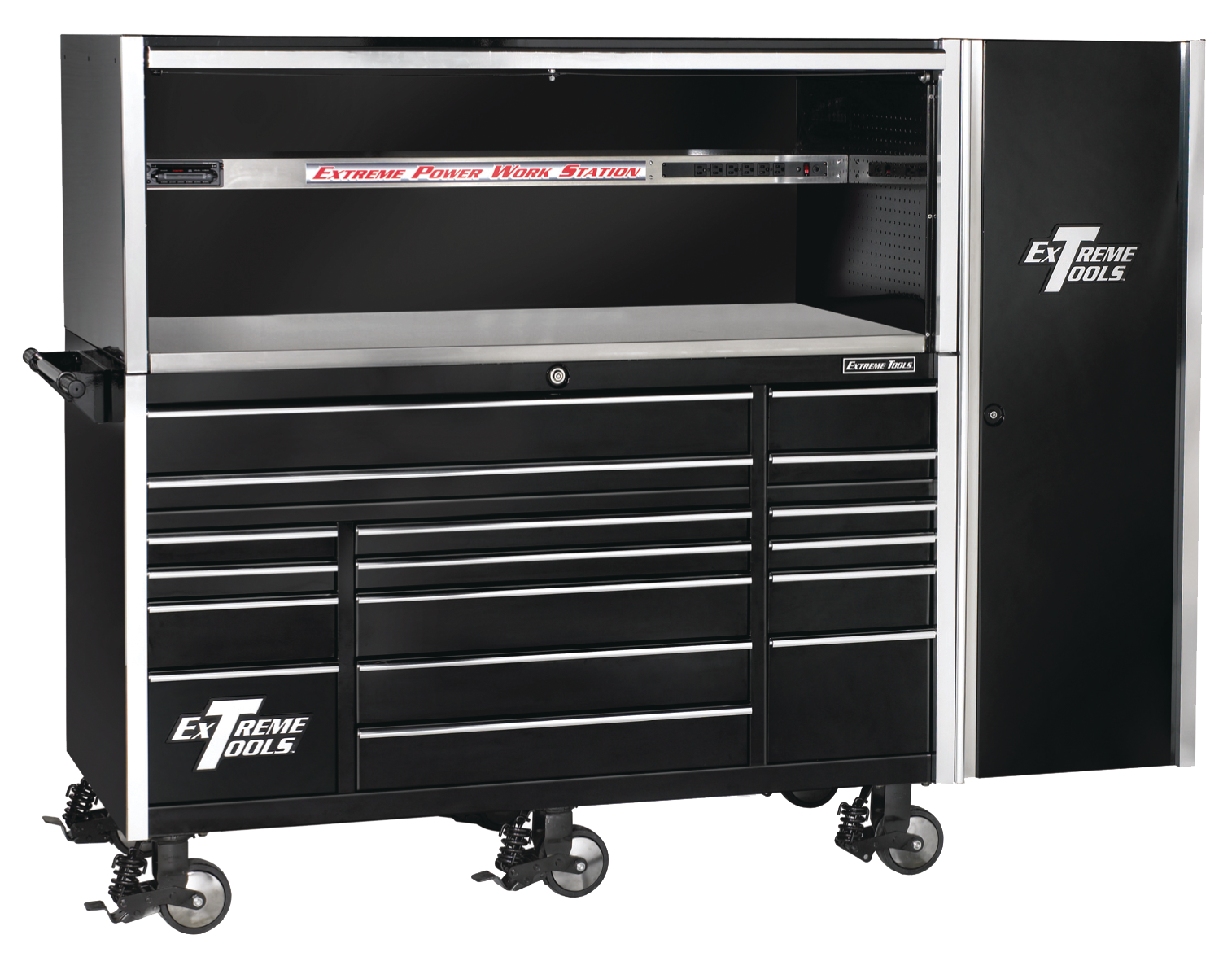 Professionalseriestoolstoragelineandpowerworkstationhutch 10097538