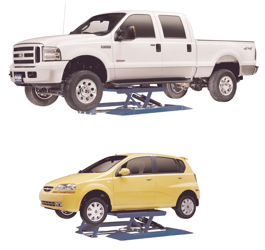 Redesigned VersaLift LowRise Vehicle Lifts Fleet Maintenance