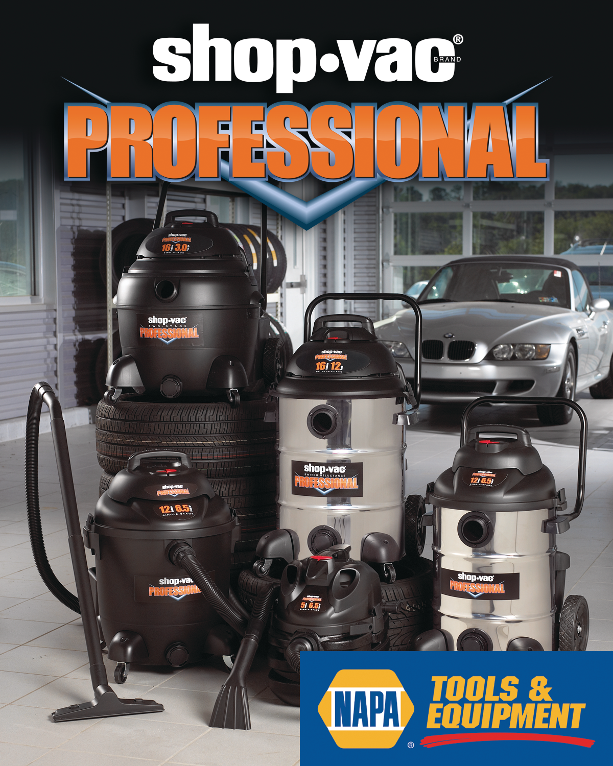 ShopVac brand Wet/Dry Utility Vacs Fleet Maintenance
