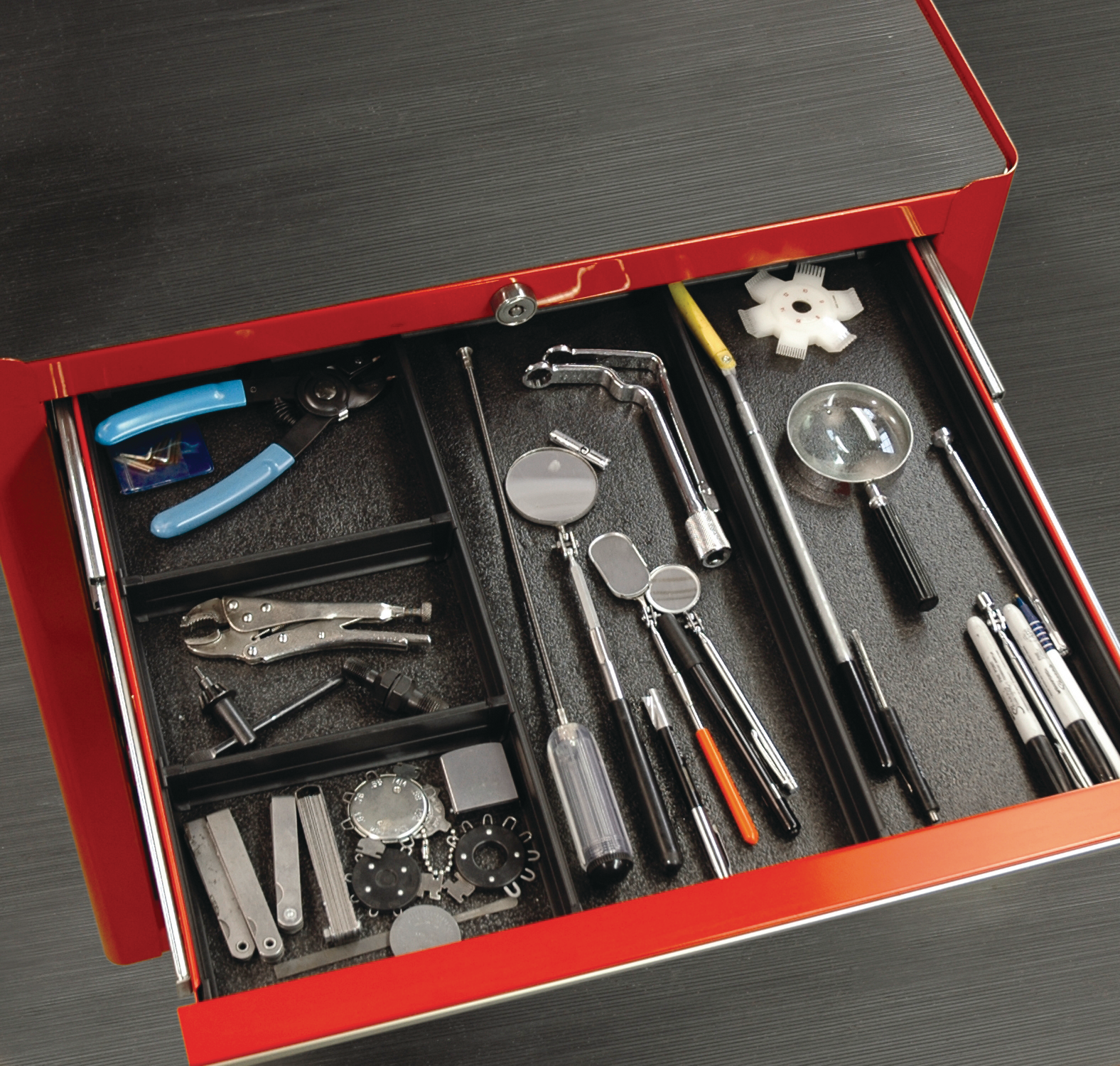Toolbox Drawer Divider System Fleet Maintenance