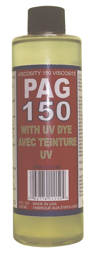 UV dyes mixed with PAG and ester oil Fleet Maintenance
