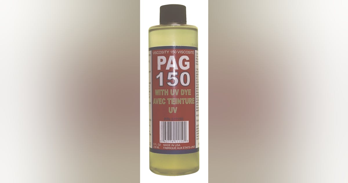 UV dyes mixed with PAG and ester oil Fleet Maintenance