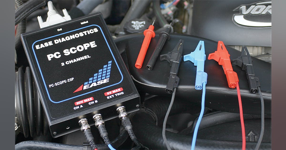 Version 1.2 of their PC-based, 2-channel scope | Fleet Maintenance