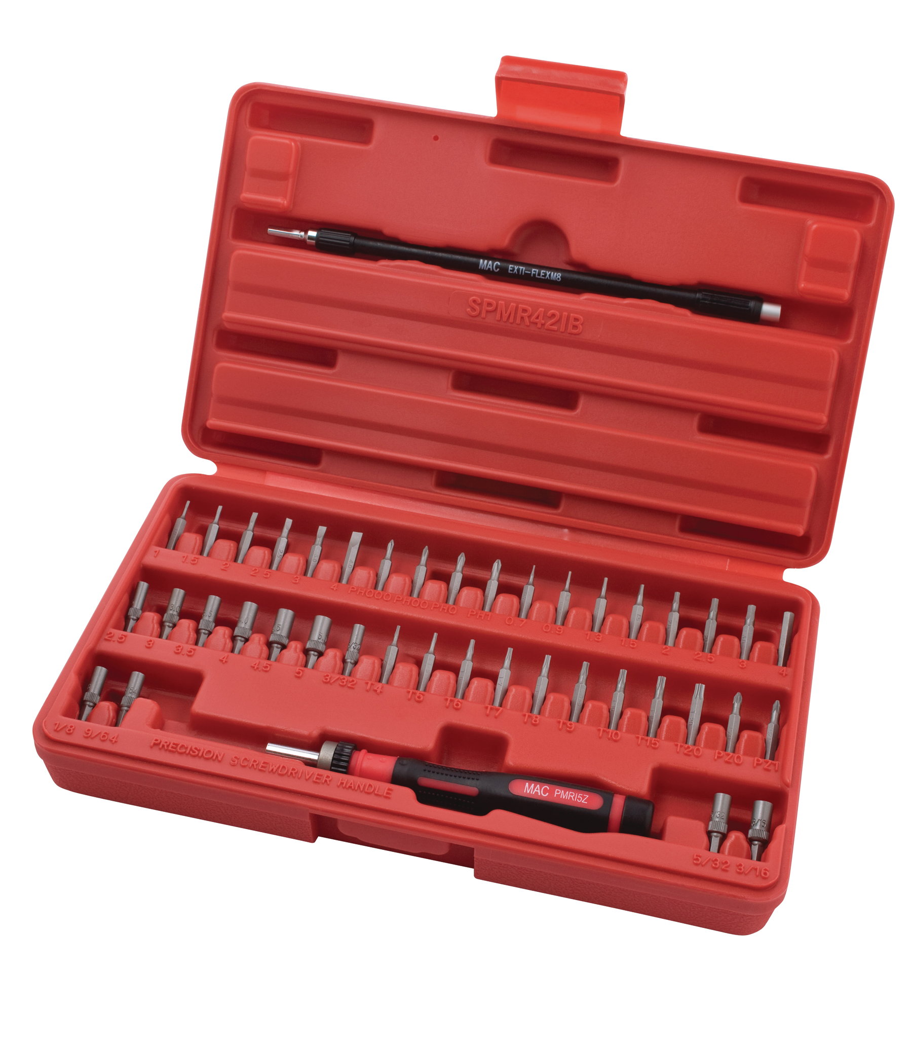 42pieceprecisionratchetingscrewdriversetspmrb42ib 10101142