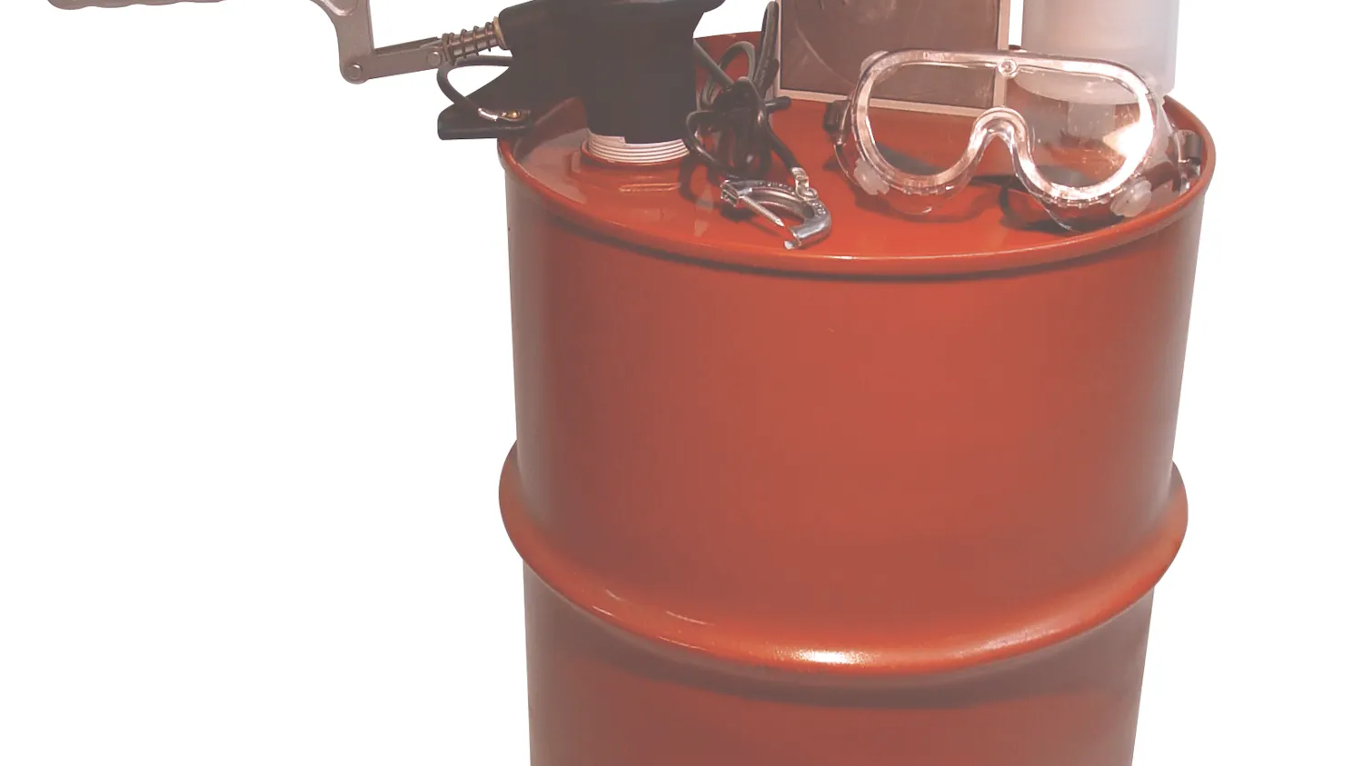 Puncturing Machine Aersolv aerosol-can puncturing and draining system | Fleet Maintenance