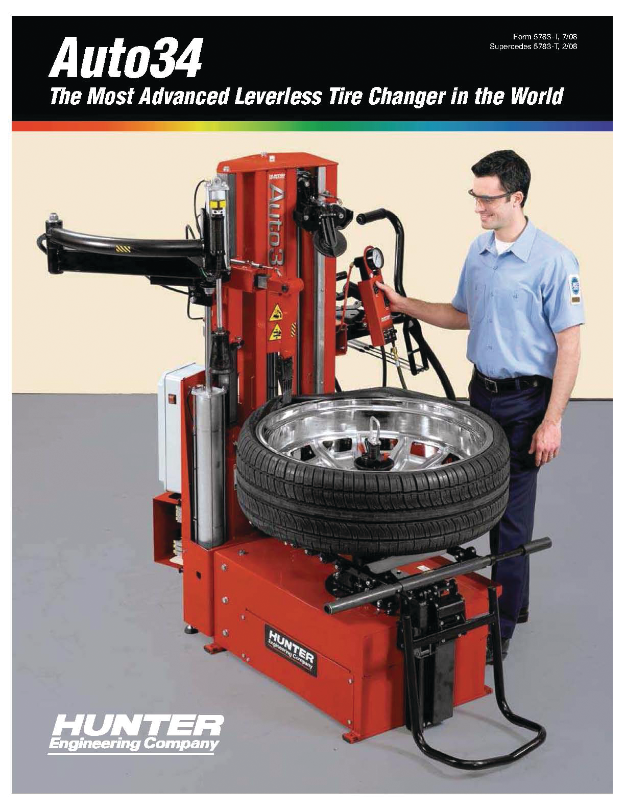 Auto34 Tire Changer Service brochure Fleet Maintenance