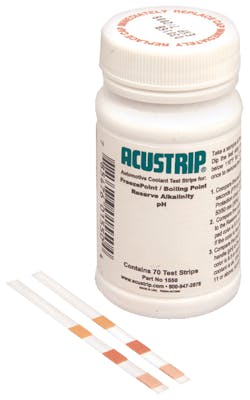 Acustripcoolantteststripsno 10102642 Acustripcoolantteststripsno 10102642