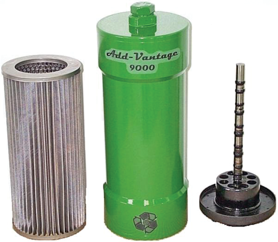 ADDVantage 9000 reusable long life oil ' fuel filters Fleet Maintenance