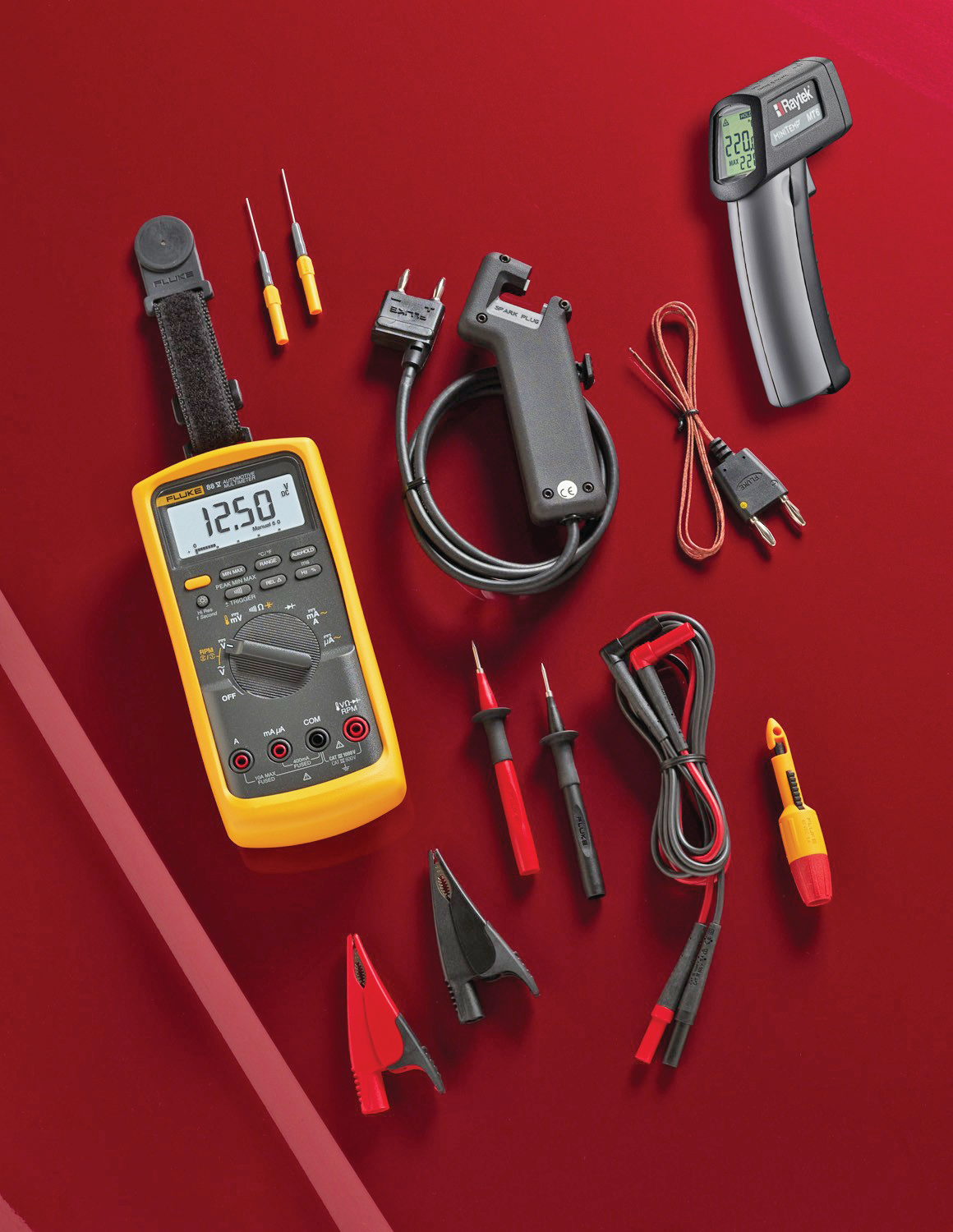 Fluke 88VIR Automotive Multimeter Combo Kit Fleet Maintenance