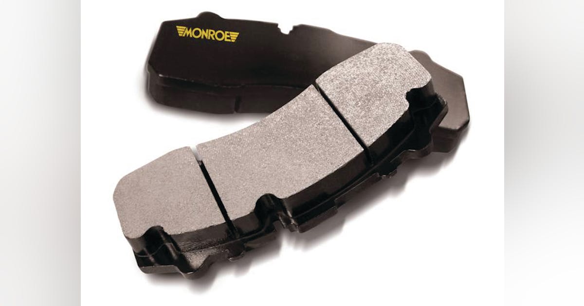 Monroe Dynamics Disc Brake Pad Expansion Fleet Maintenance