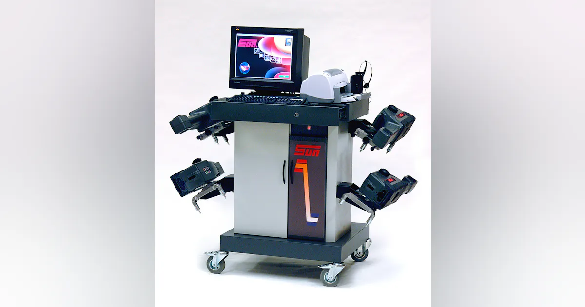 SUN® Model EEWA127A8 Advanced Wheel Alignment System | Fleet Maintenance