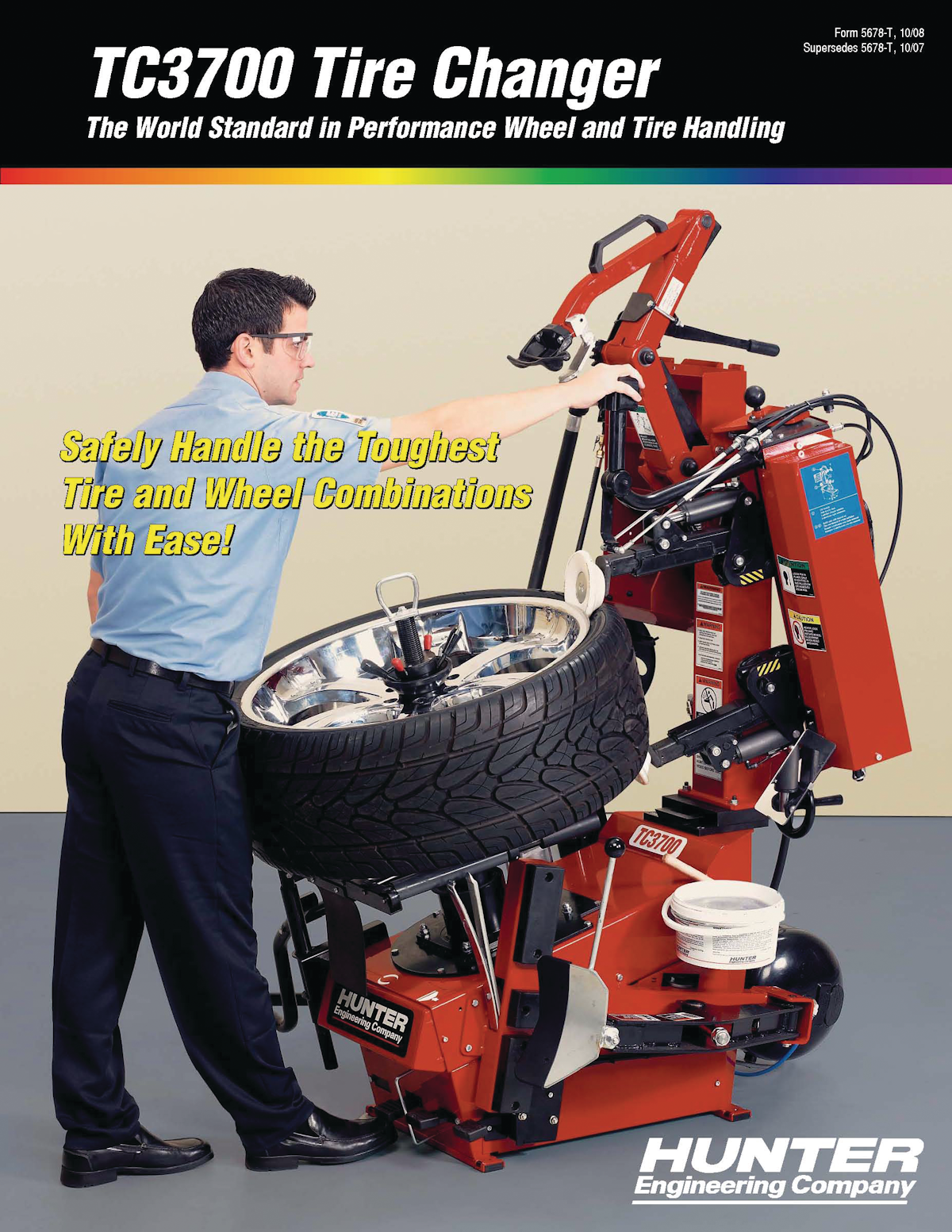 TC3700 Tire Changer brochure From Hunter Engineering Company Fleet