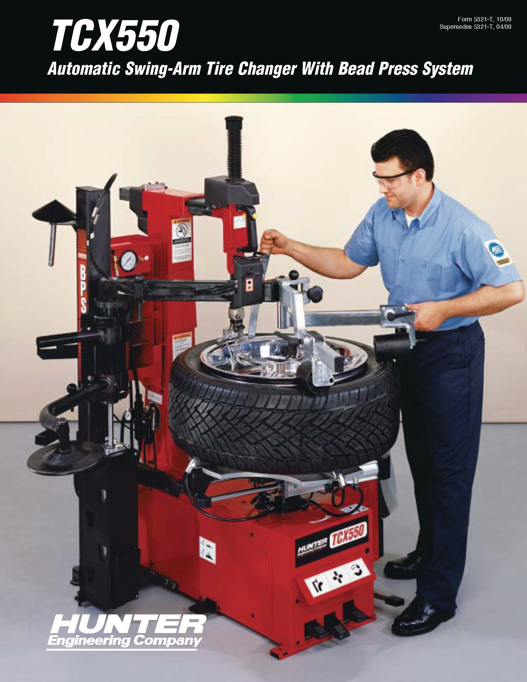 TCX550 Tabletop Automatic Tire Changer brochure Fleet Maintenance