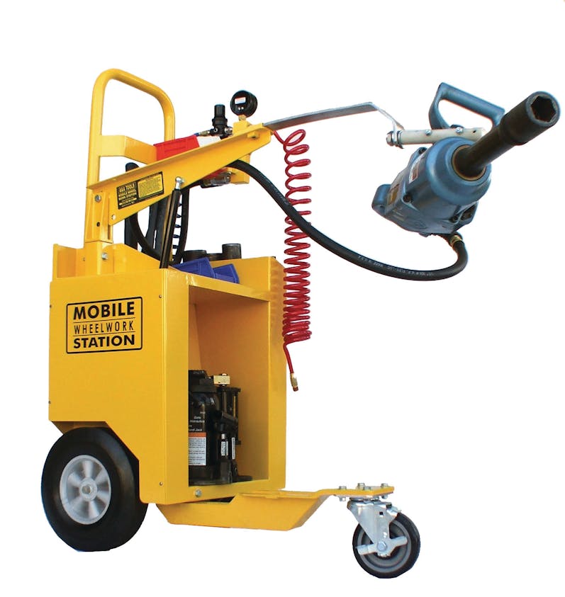 WS05 Mobile Wheel Work Station Fleet Maintenance