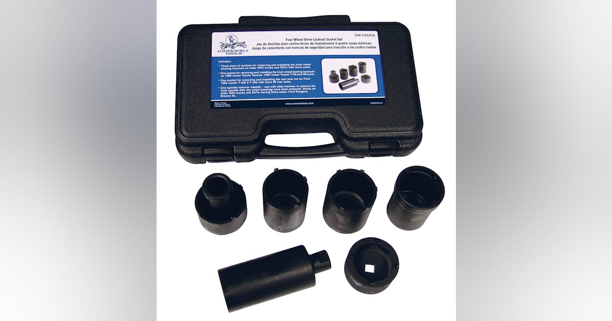 4WD Locknut Socket Set | Fleet Maintenance