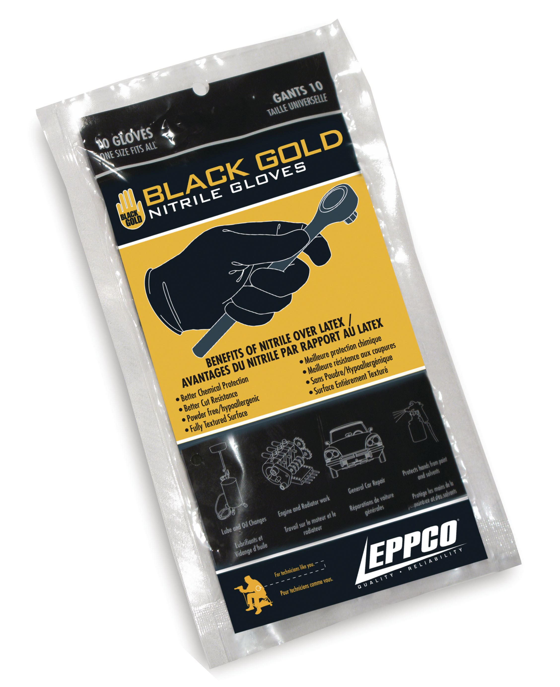 Blackgoldnitrileglovesno 10107000