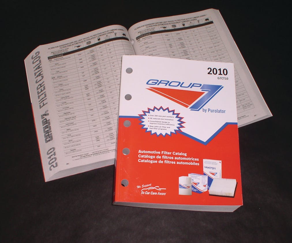 2010 Group 7 Automotive Filter Catalog Fleet Maintenance