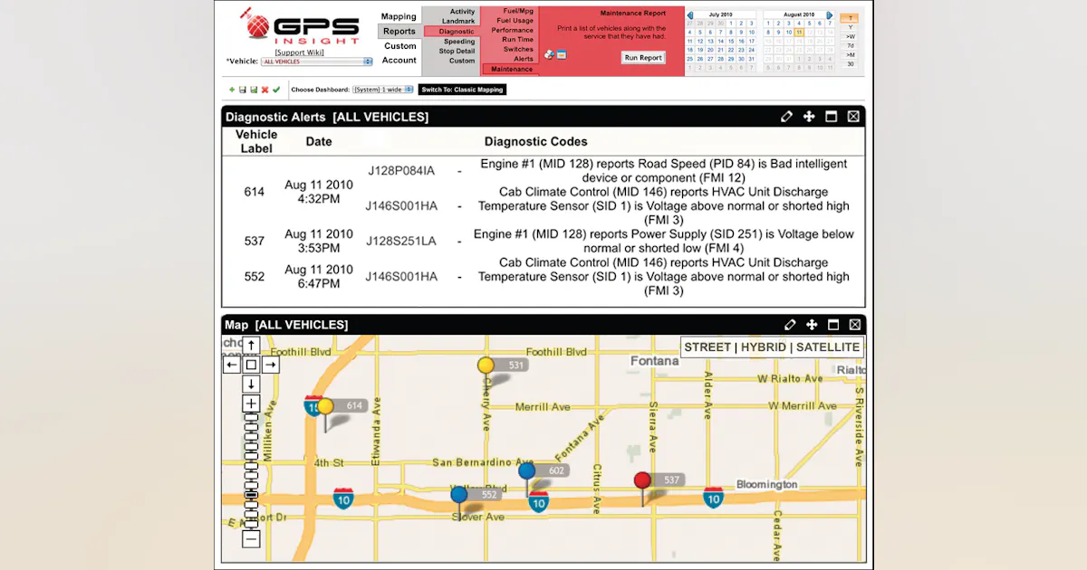 GPS Fleet Tracking | Fleet Maintenance