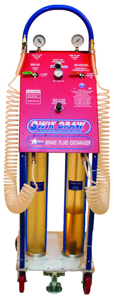 Qwik Draw Brake Flush Machine From: Link New Tech | Fleet Maintenance