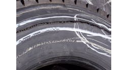 When radial tires are run underinflated, there is increased sidewall flexing. This creates fatigue which can lead to a &ldquo;zipper rupture&rdquo; where a tremendous force of air pressure is released, leaving an even line of broken steel cords exposed, giving the appearance of an open zipper. Photo ocurtesy of TIA