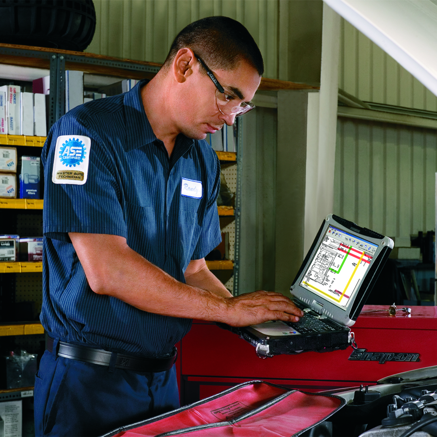 Because vehicle repair and maintenance is only as good as the know-how and skills of the technicians that perform this work, continuous training is a must.