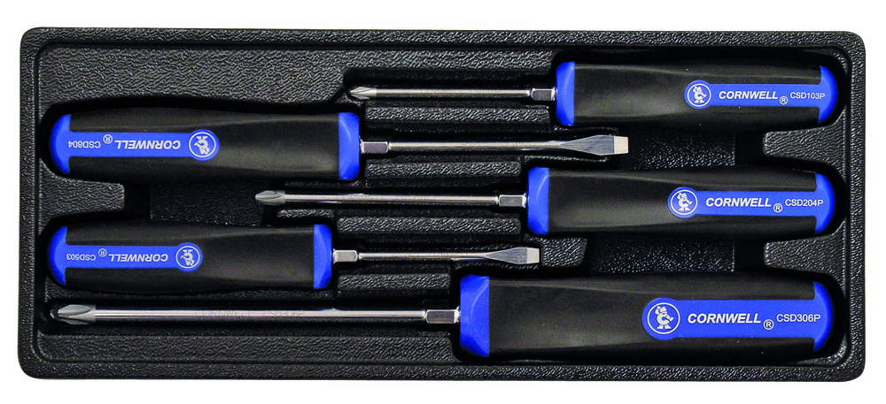5pc. Screwdriver Set. No. CSD5S Fleet Maintenance