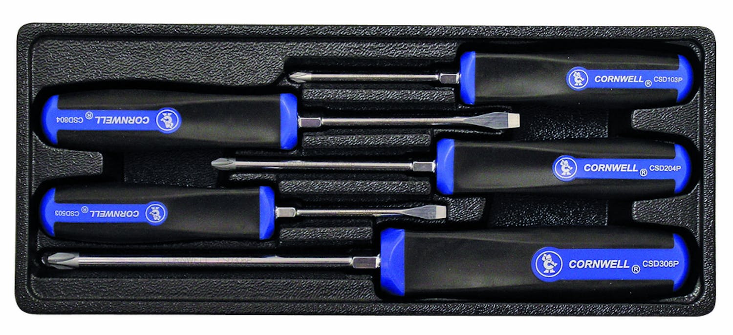 5pc. Screwdriver Set. No. CSD5S Fleet Maintenance