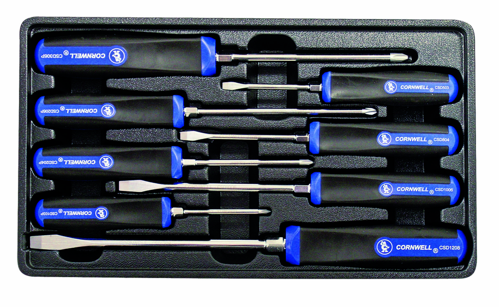 8pc. Screwdriver Set, No. CSD8S Fleet Maintenance