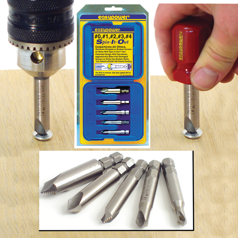 Spin-It-Out Broken/Damaged Screw Remover