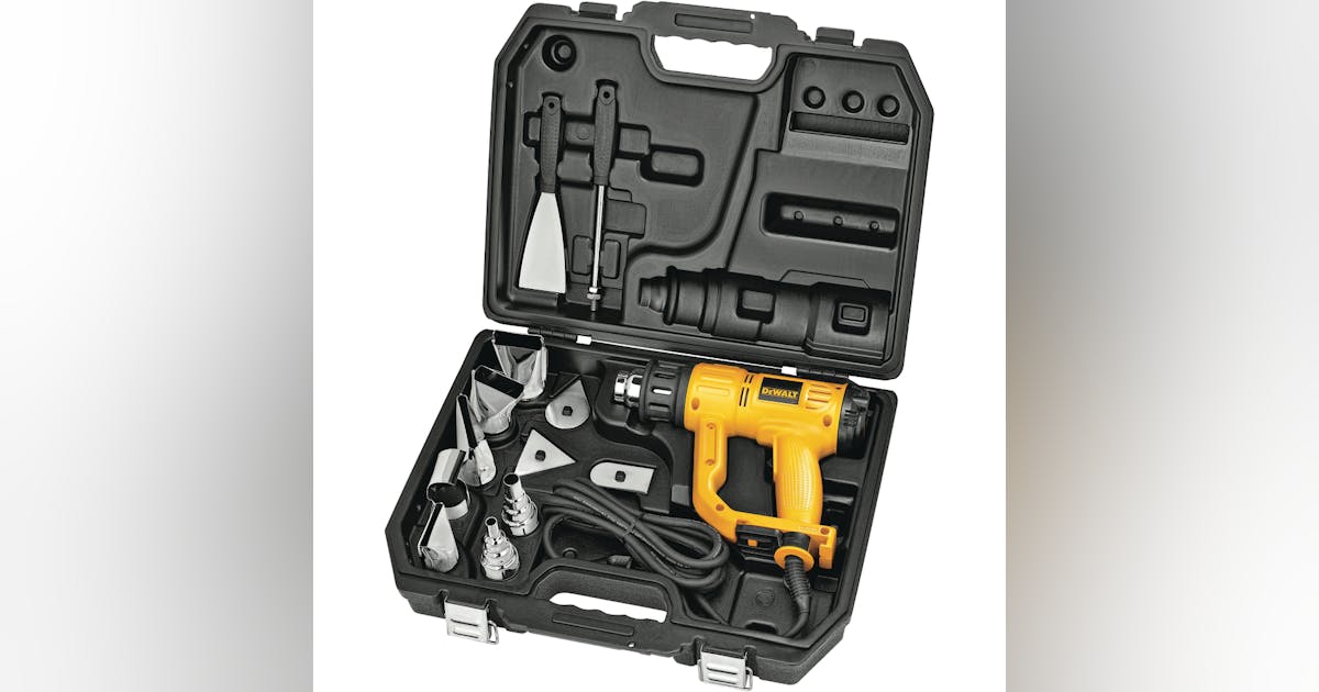 Dewalt d26960k heat gun kit with lcd display hotsell