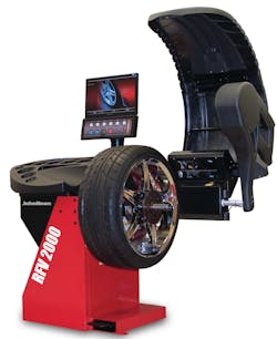 John Bean RFV 2000 Automated Diagnostic Wheel Balancer, from Snap-on. John Bean RFV 2000 Automated Diagnostic Wheel Balancer, from Snap-on.