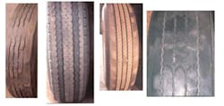 Where tread depth is measured makes a difference, especially on tire designs that have stone ejectors built into the bottom of the tread grooves.