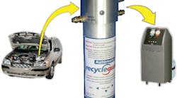 If you find sealer in the system, make sure your recycle machine is protected with a filter If you find sealer in the system, make sure your recycle machine is protected with a filter