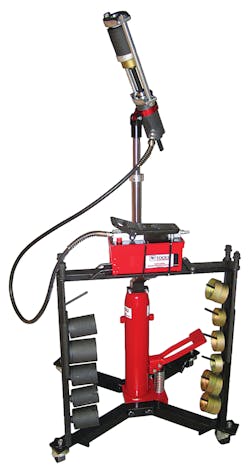Mobile Hydraulic Press Tool with Air Powered Hydraulic Pump No. 11000A Mobile Hydraulic Press Tool with Air Powered Hydraulic Pump No. 11000A