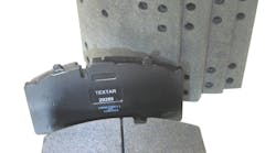 TMD’s Textar T3070 brake pad material and Textar T5000 drum brake lining are the first TMC-approved replacement options for newer tractor designs with air disc brakes on steer axles and drum brakes on drive axles. TMD’s Textar T3070 brake pad material and Textar T5000 drum brake lining are the first TMC-approved replacement options for newer tractor designs with air disc brakes on steer axles and drum brakes on drive axles.