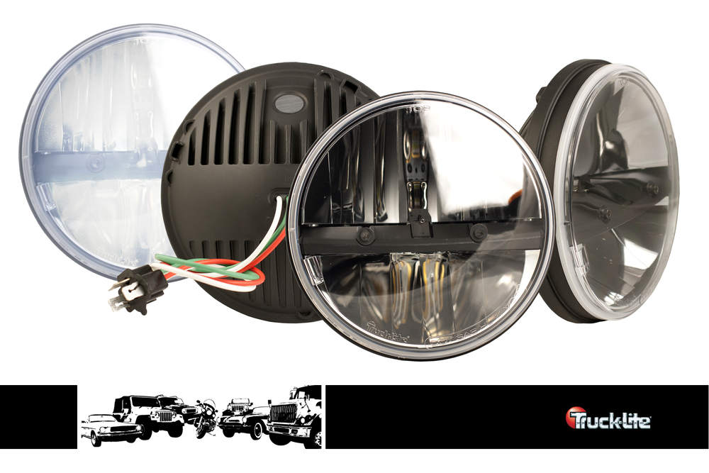TruckLite unveils 7inch round LED headlamp redesign Fleet Maintenance