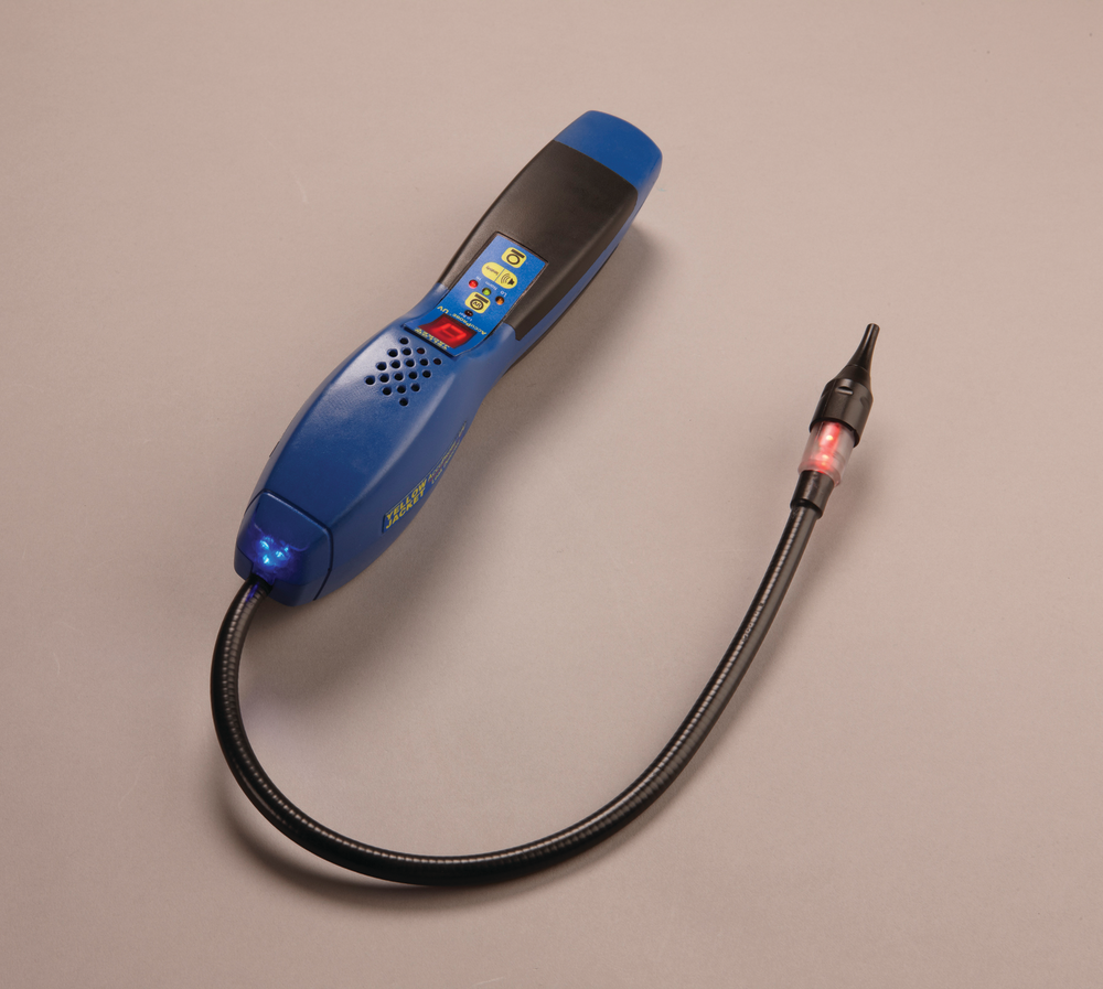 Yellow Jacket offers its AccuProbe UV leak detector for detecting HCFC, CFC and HFC refrigerants. For more about this product, visit www.VehicleServicePros.com/10125182