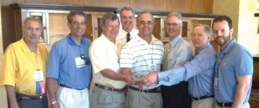 Pictured are (from left to right)- Steve Robinson, Steve Bennett, Hal Bennett, Frank Sonzala, Jeff Bennett, Tim Musgrave, Paul Bennett and Todd Bennett.