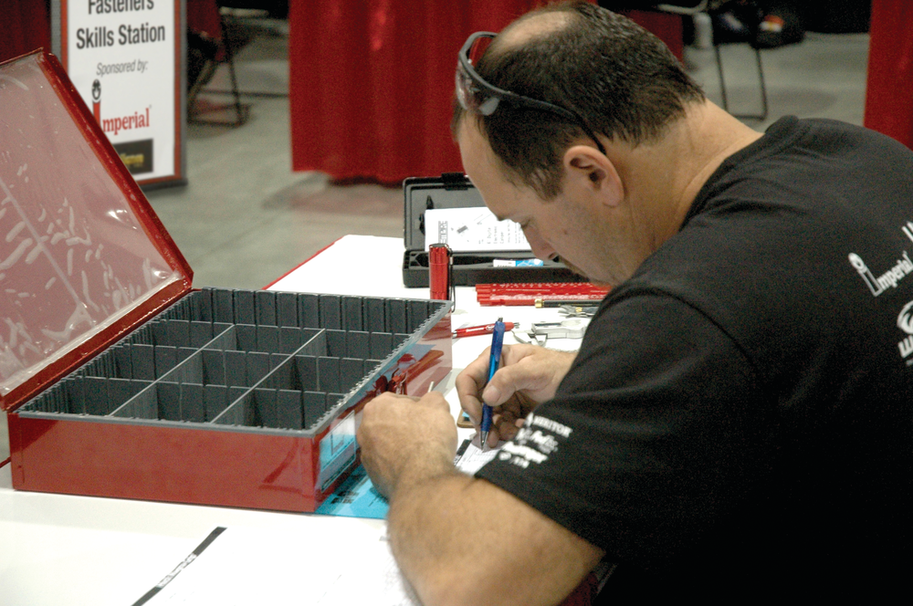 Along with finding value in lending support to the TMCSuperTech, companies that sponsor events, like the Fasteners/Fastener Repair diagnostic skills station, help make the competition a valuable experience for technicians.