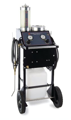 Hybrid brake bleeder machine Hybrid brake bleeder machine