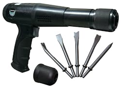 Lo vibration 250mm air hammer with built-in QC chuck No. MST7118 Lo vibration 250mm air hammer with built-in QC chuck No. MST7118