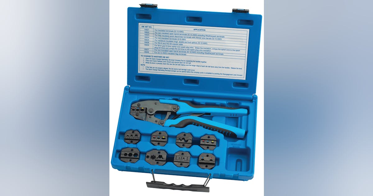 S&G Tool Aid® 18922 - SAE 22 To 10 AWG Non-Insulated Terminal Crimping Die Set - Foto 2